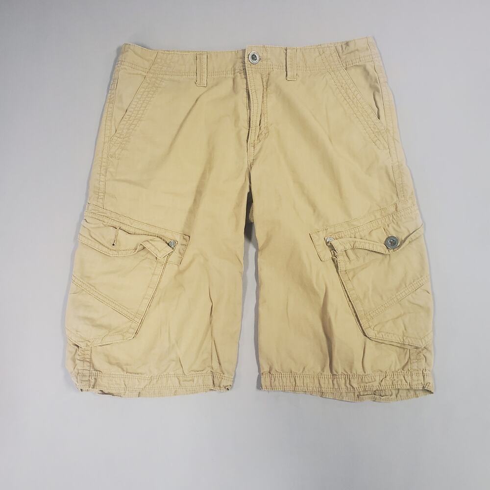 Salvage Supply Company Mens Baggy Y2K Cargo Shorts Size 32